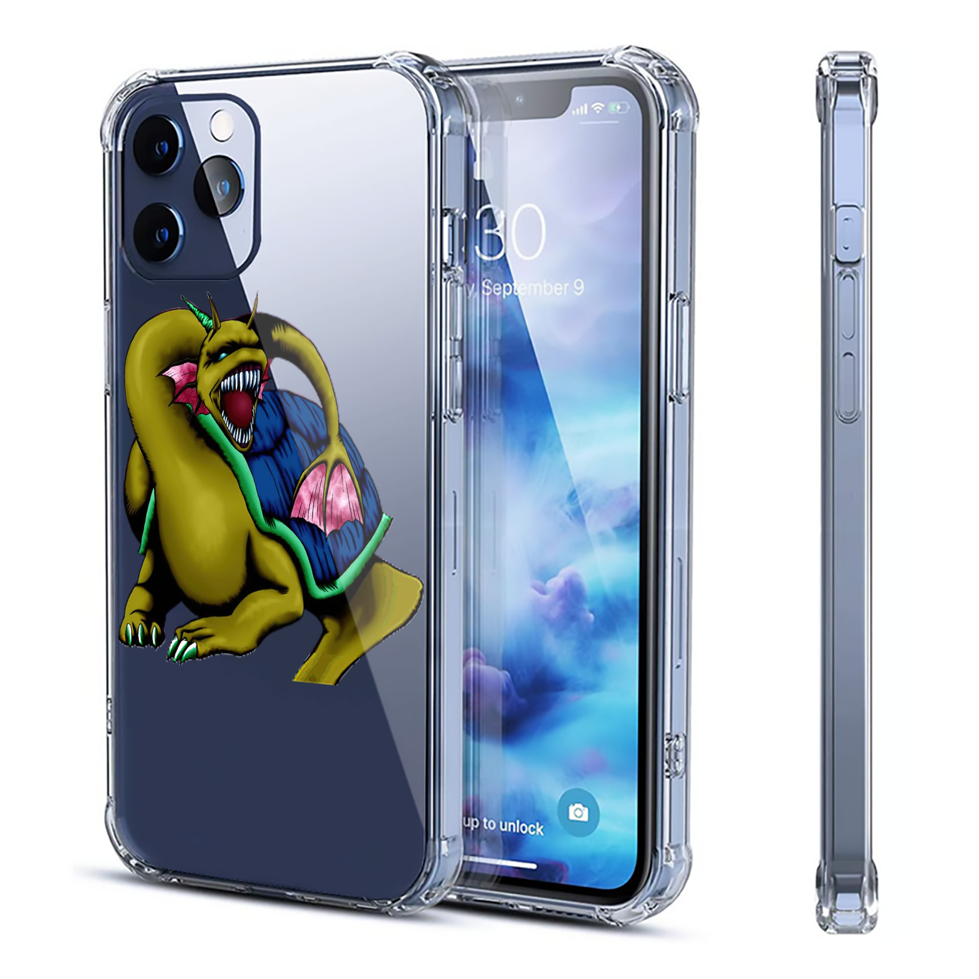 （画像用） 遊☆戯☆王 Yu-Gi-Oh! 【iPhone 12シリーズ対応】透明スマホケース（クリアソフトケース）
